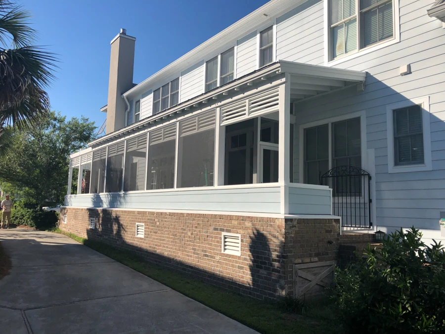 Screen Porch building project (1)