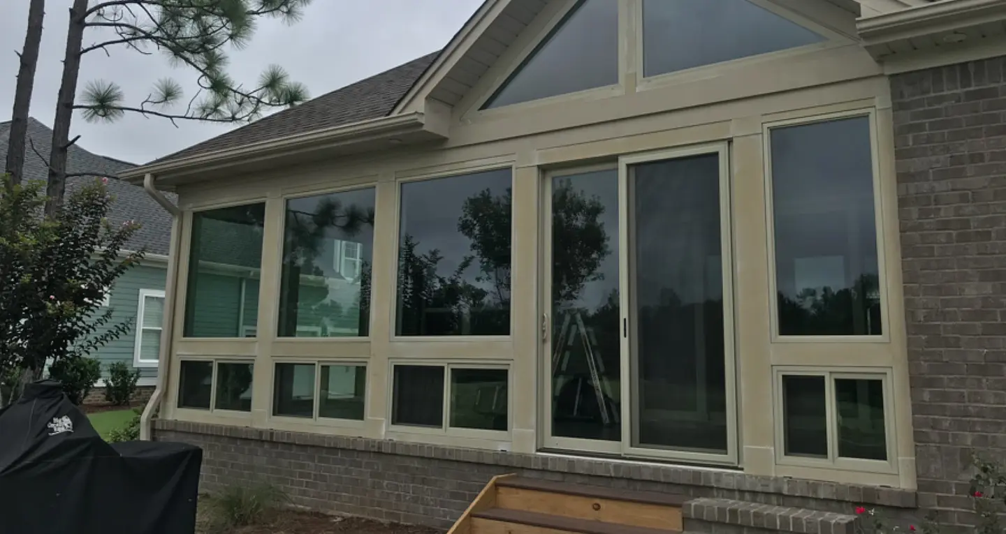 Backyard patio enclosure design