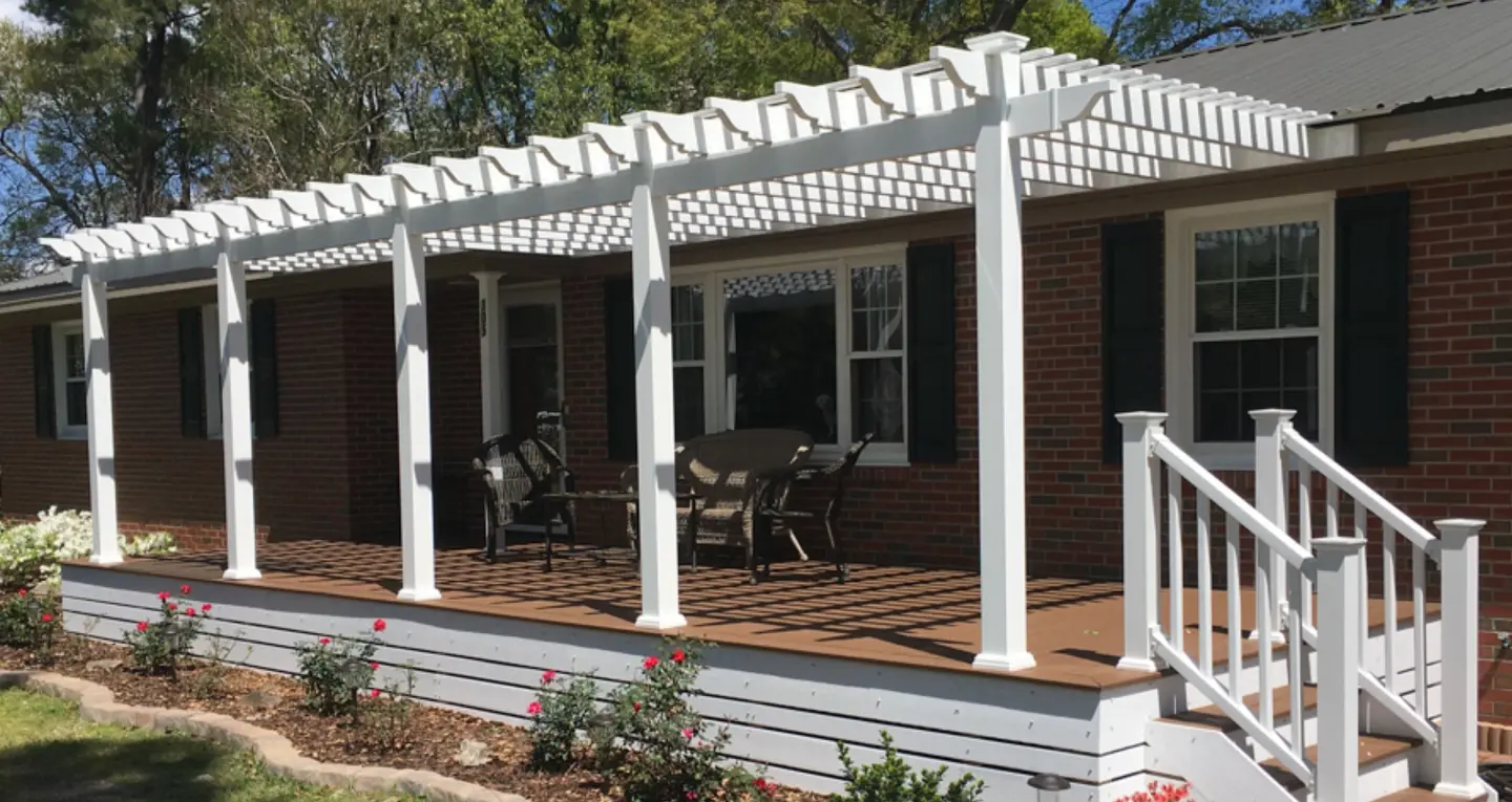 Modern pergola design backyard