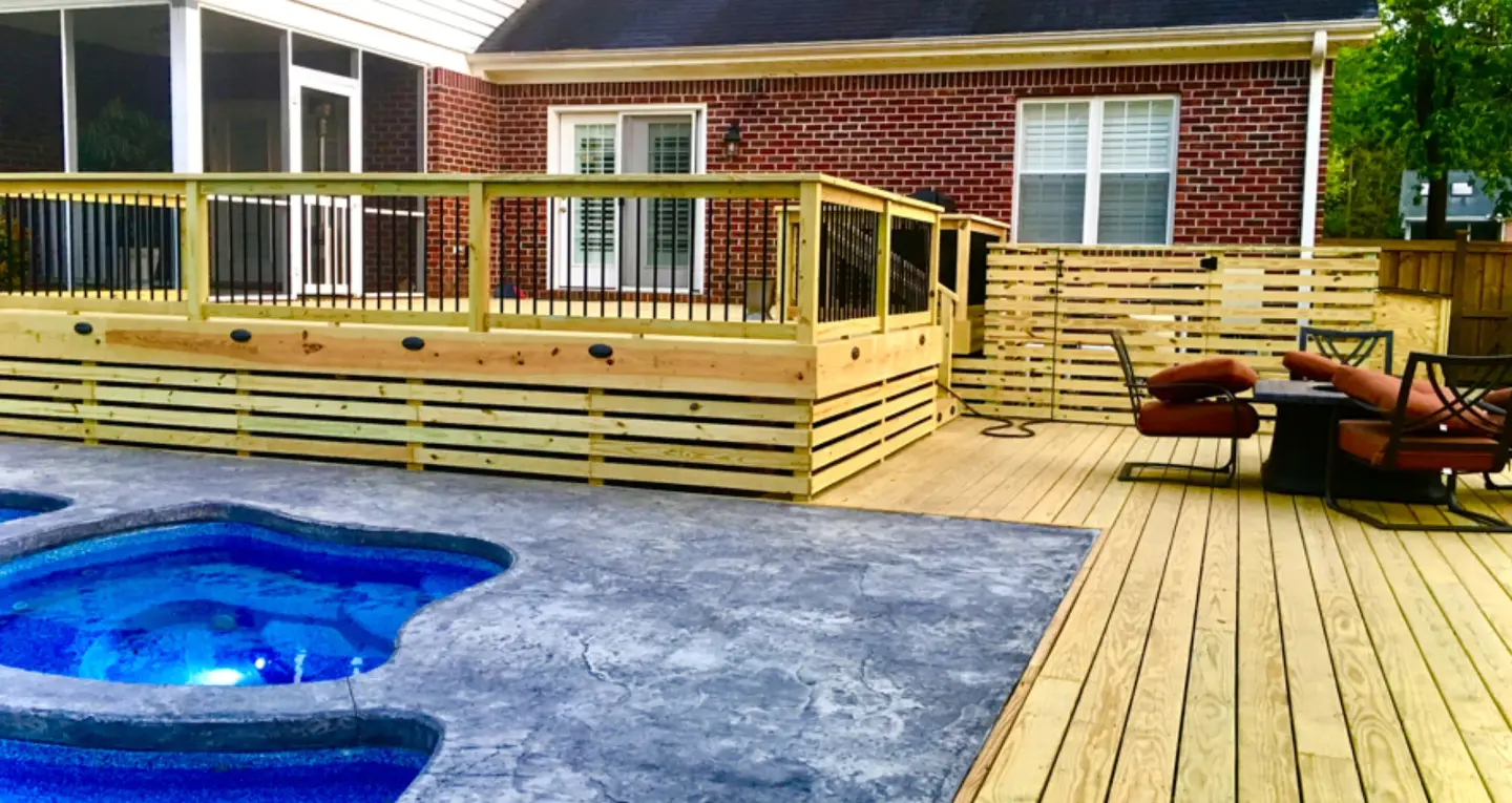 Multi level deck design