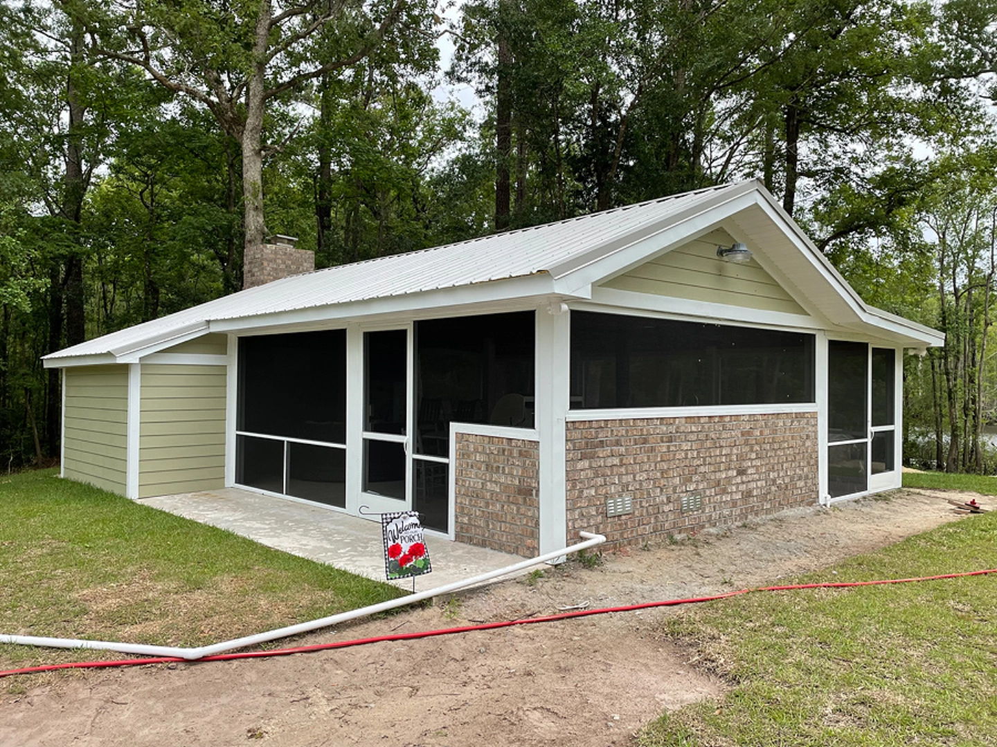 Screened patio enclosure