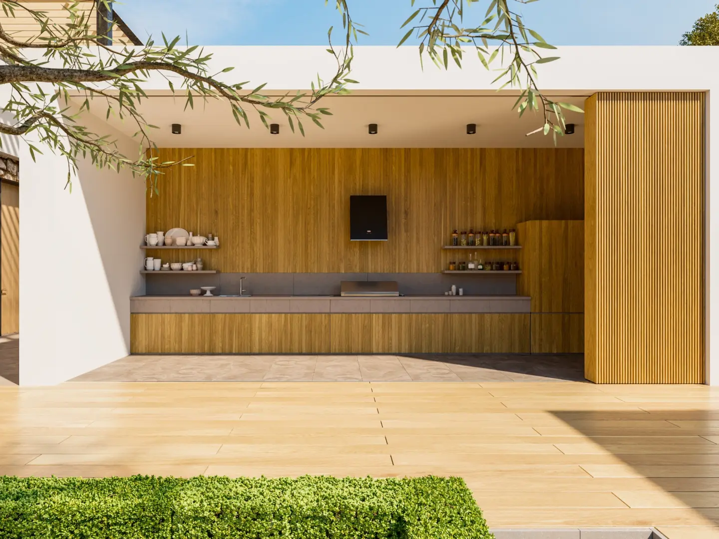 Stock Mediterranean house in france provence