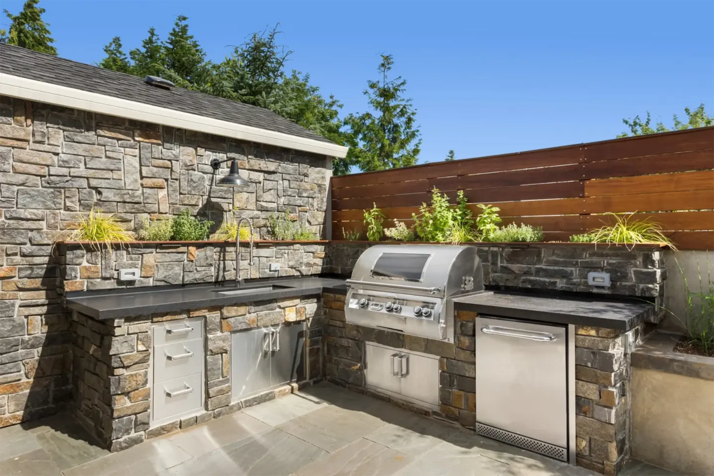 Stock Outdoor Kitchen