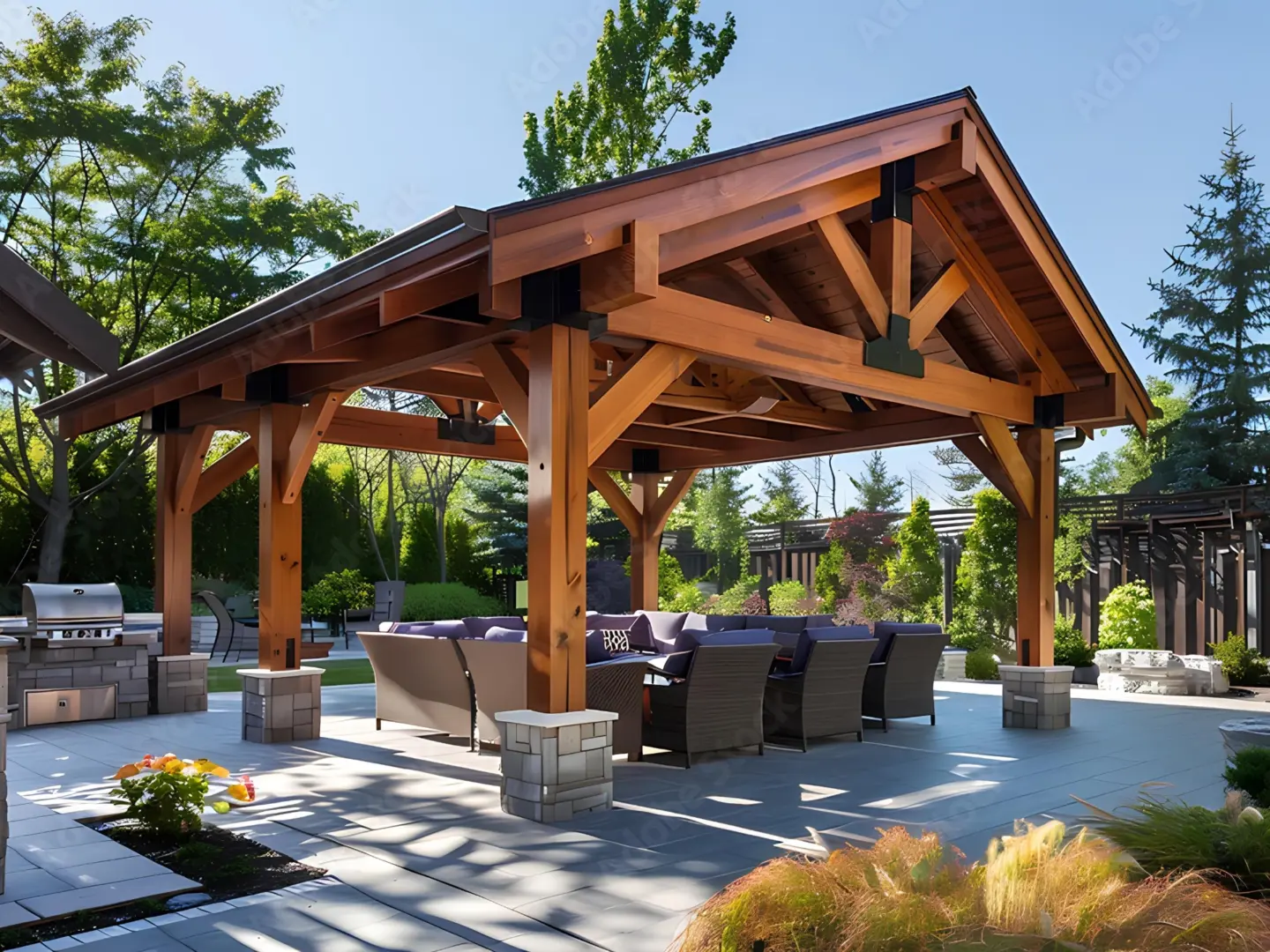 Stock Pavilion a home's patio